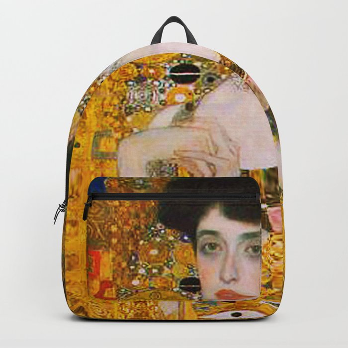 Adelle (Detail) Gustav Klimt Backpack