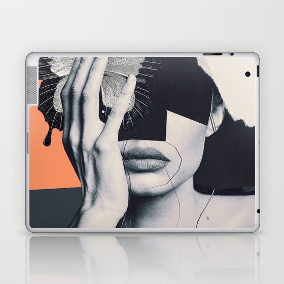 collage art / butterfly Laptop & iPad Skin