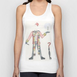 The Fourth Doctor's Outfit in Watercolor Tank Top