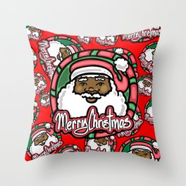 Merry Christmas Santa  Throw Pillow