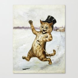 Louis Wain - Victorian Cat Canvas Print