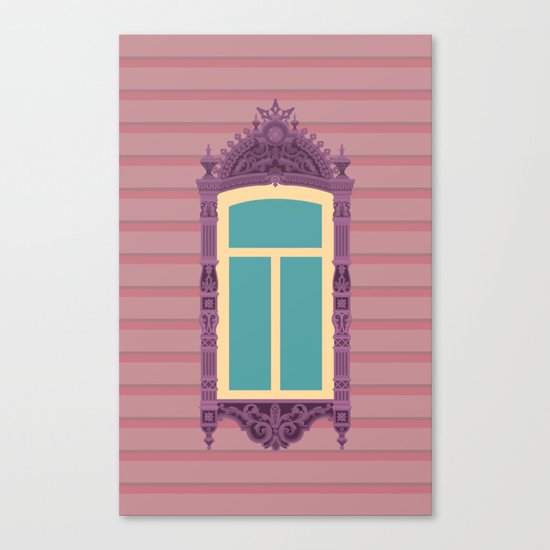 Lilac Window Canvas Print