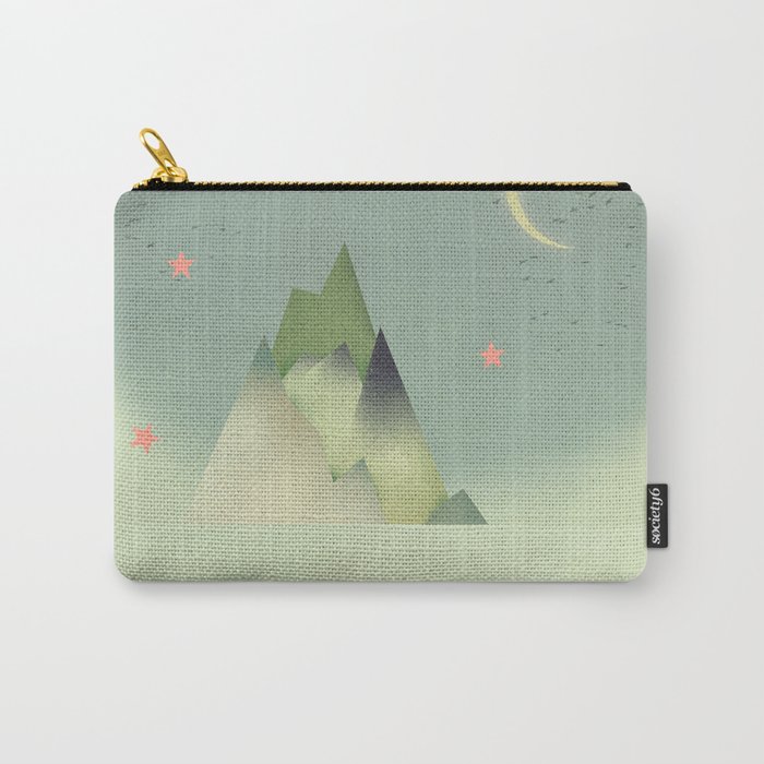 Abstract Cloudscape Carry-All Pouch