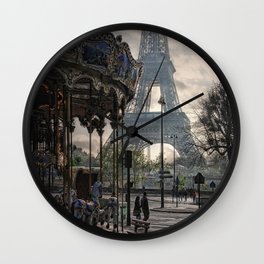 manège parisienne Wall Clock