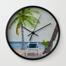 Day At The Beach Wall Clock