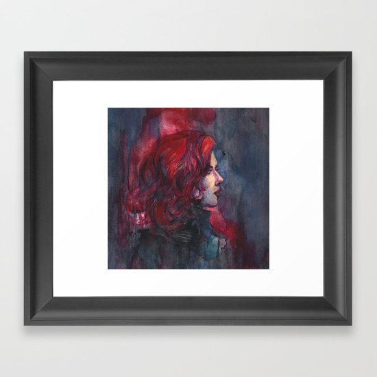 Widow Framed Art Print