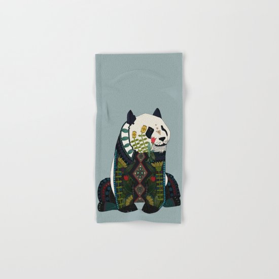 panda silver Hand & Bath Towel