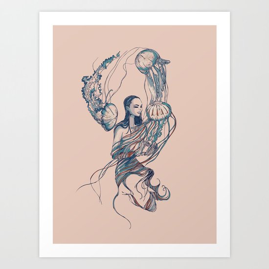 Jellyfish Art Print