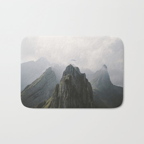 Flying Mountain Explorer - Landscape Photography Bath Mat