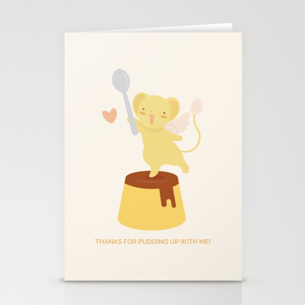 Purin Pudding Stationery Cards