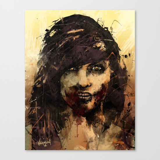 Female Zombie Canvas Print
