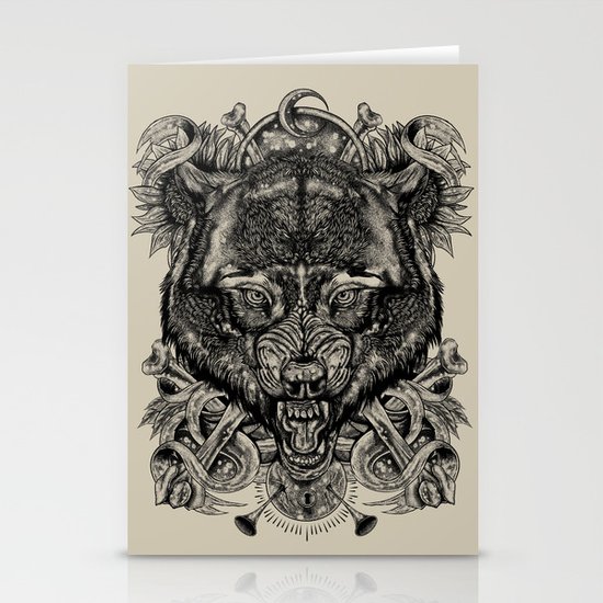 Wolf Stationery Cards