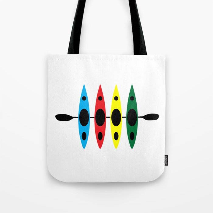 Four Kayaks | DopeyArt Tote Bag