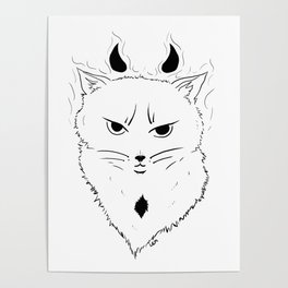 Demon Cat Poster