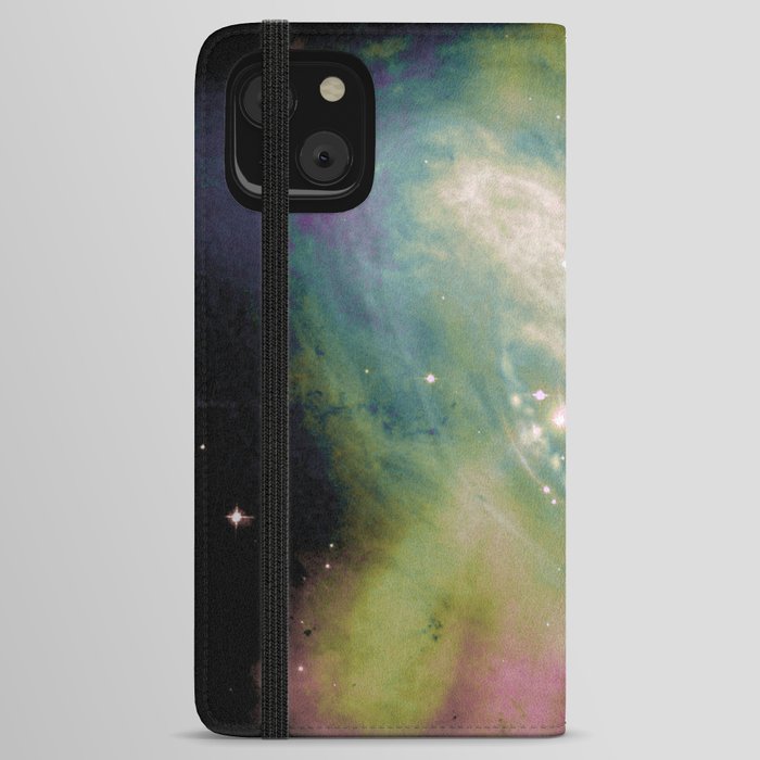 Crab Nebula dark pastels iPhone Wallet Case