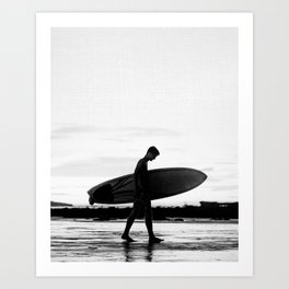Surf Boy Art Print