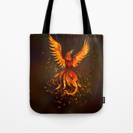 Rising Phoenix Bird  Tote Bag