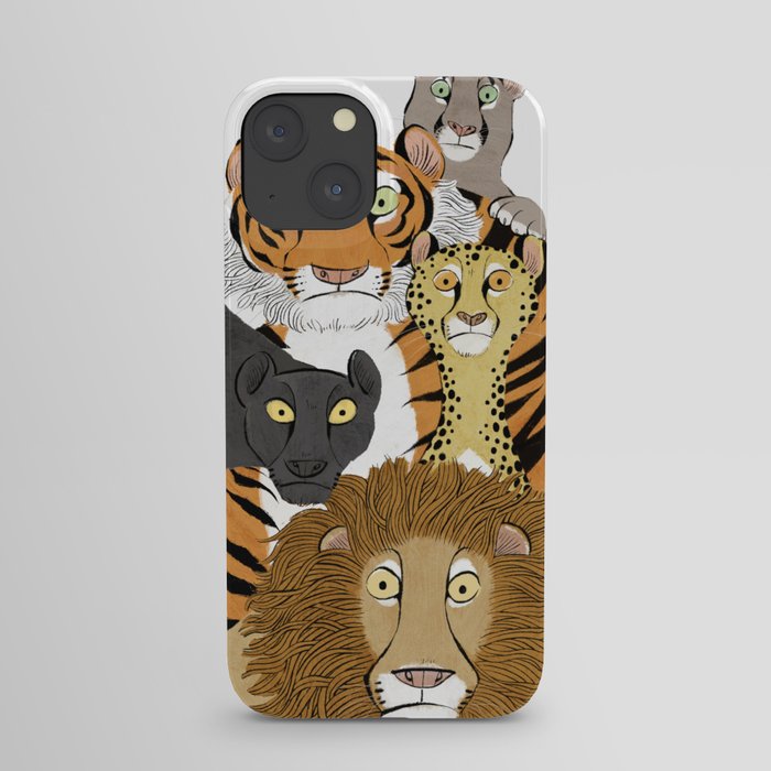 Surprised Big Cats iPhone Case