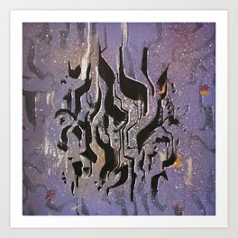 Cosmic Glyphs Art Print