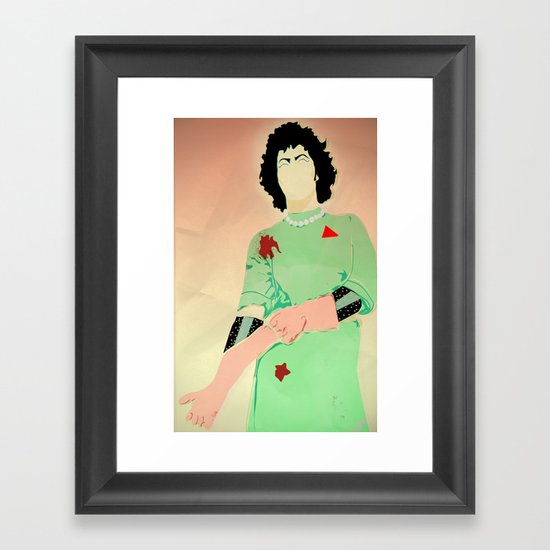 Why don't you come to the lab and see what's on the slab Framed Art Print
