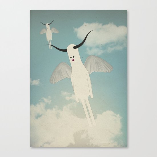 b u l b o s + w i n g s Canvas Print