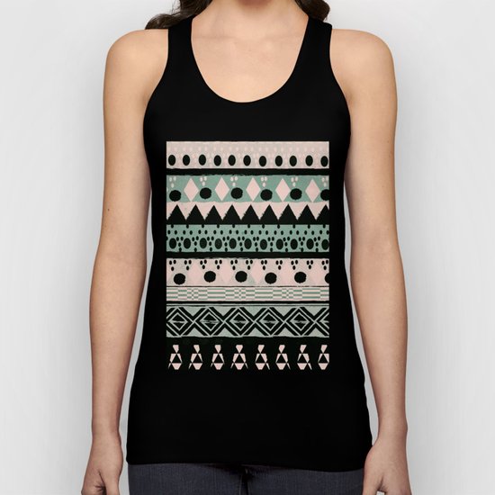 PASTEL NORDIC TRIBAL Unisex Tank Top