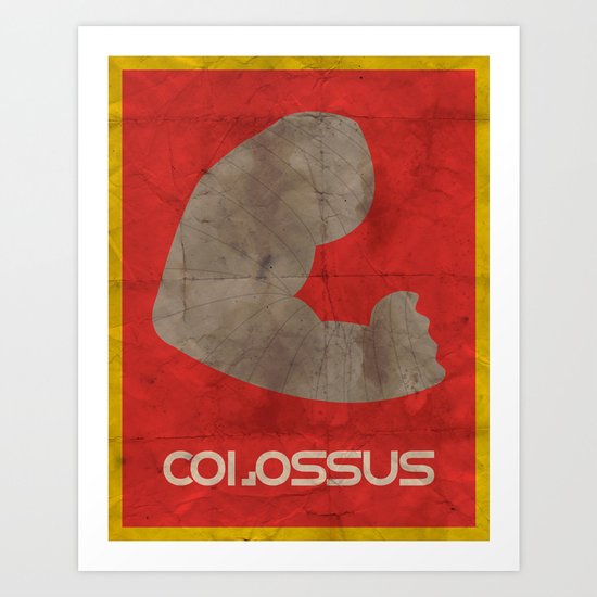 Minimalist Colossus Art Print