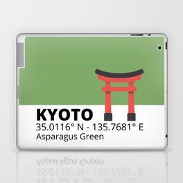 Kyoto Asparagus Green Laptop Skin