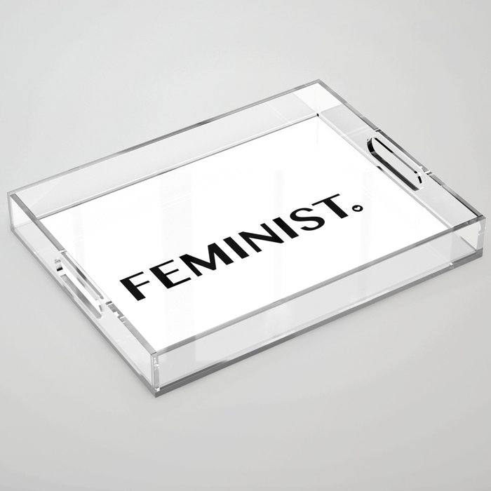 Feminist Acrylic Tray