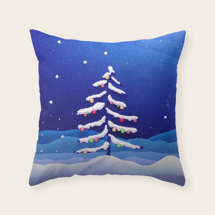Light blue christmas pillows deals