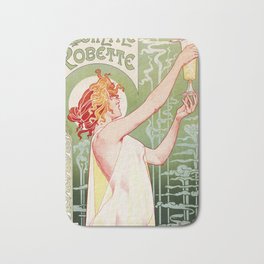 Art Nouveau Absinthe Robette ad Bath Mat
