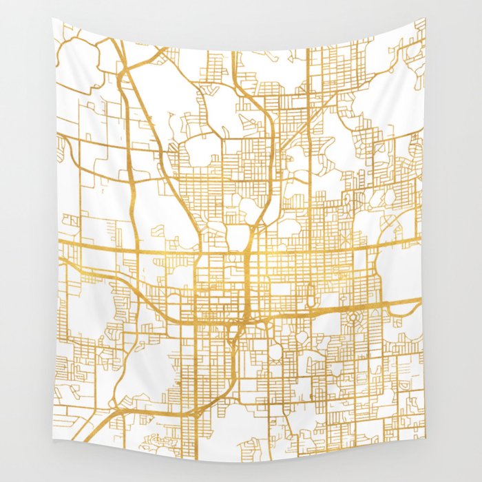 ORLANDO FLORIDA CITY STREET MAP ART Wall Tapestry by deificus Art  Society6