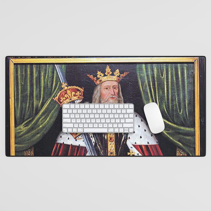 King Edward III of England Desk Mat