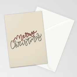 Classic Christmas Stationery Cards