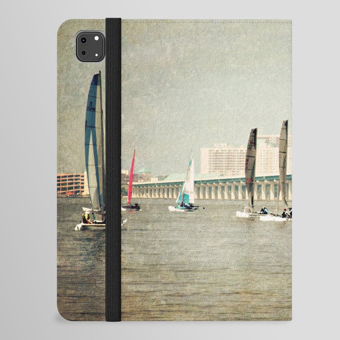 Sailing Regatta Biloxi Bay iPad Folio Case