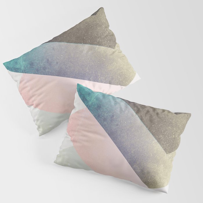 Geometric Layers Pillow Sham
