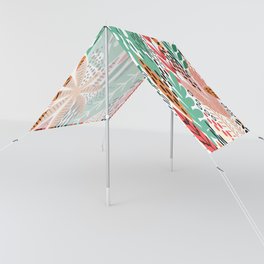 Tropical Abstract Floral Jungle Sun Shade
