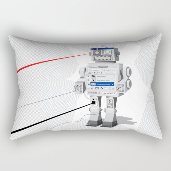 Photobot Rectangular Pillow