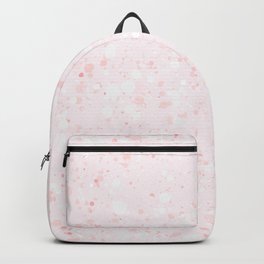 Soft Pink Bubbles Marble Backpack