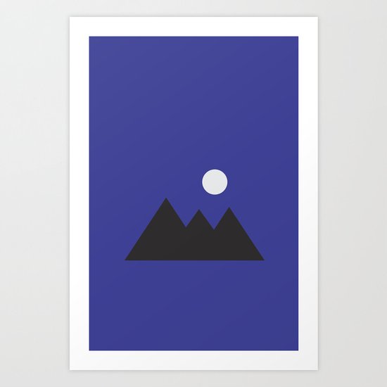 Giza Geometrical Minimal Art Print