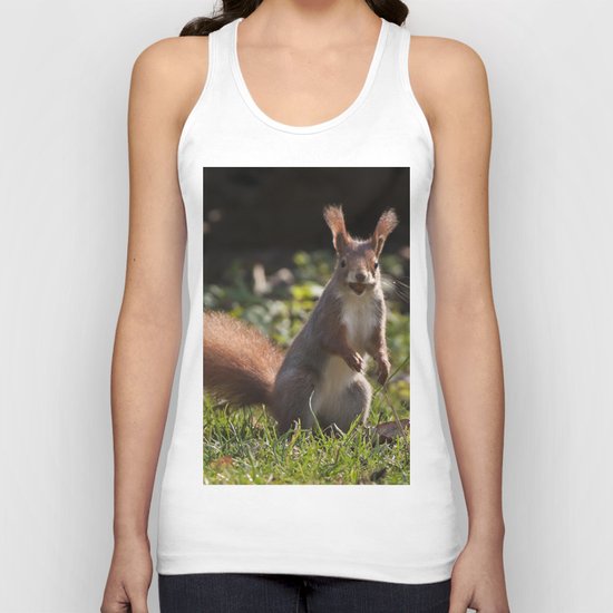 Do you have a nut - Cute squirrel animal on #Society6 Unisex Tank Top