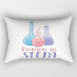 Women In STEM Rectangular Pillow