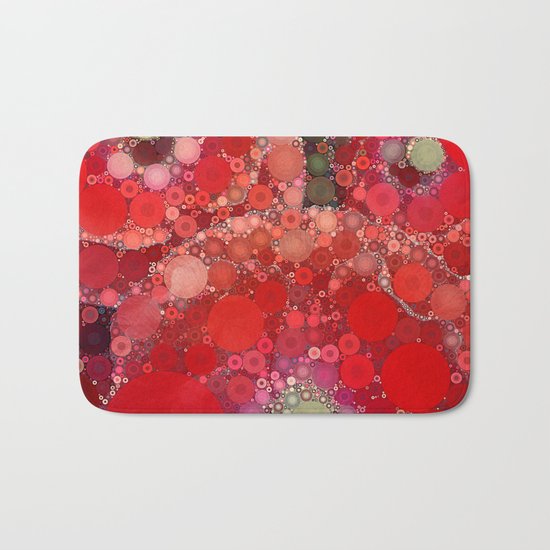 Red Poppies Bath Mat