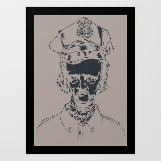 It's the POElice! Art Print