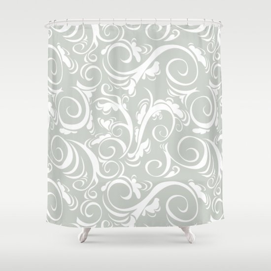 Floral Sea Salt Shower Curtain