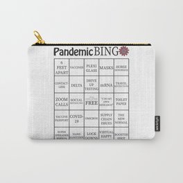 Pandemic Bingo Card Carry-All Pouch