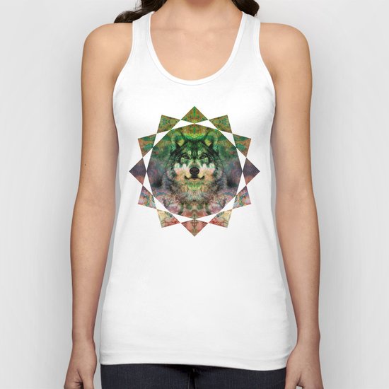 Desert Wolf Unisex Tank Top