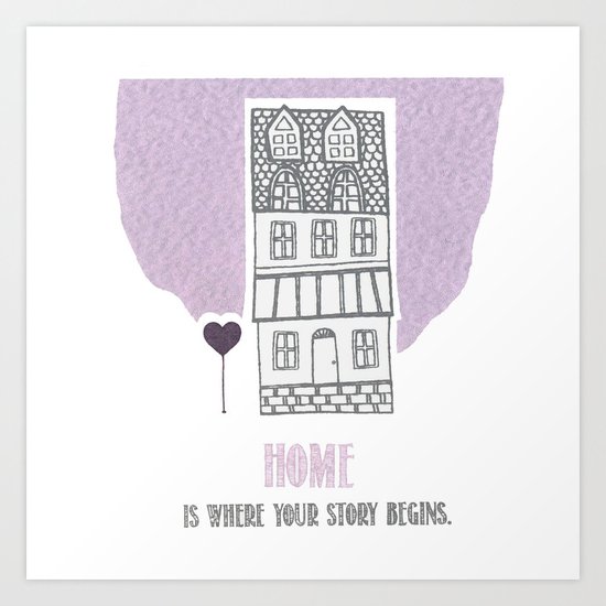 Home.. Art Print