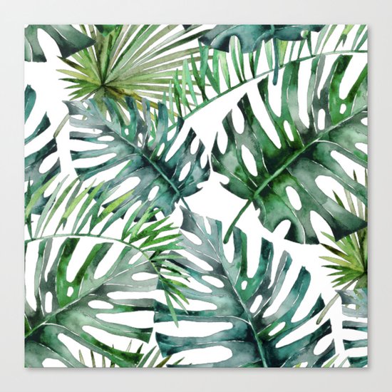 Monstera Overload Canvas Print