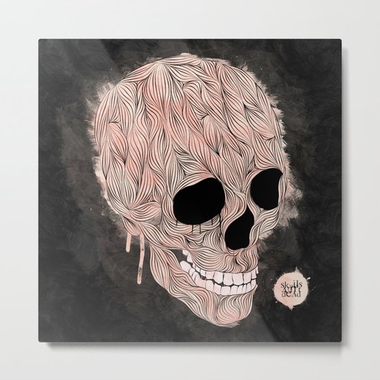 Skulls Aint Dead Metal Print